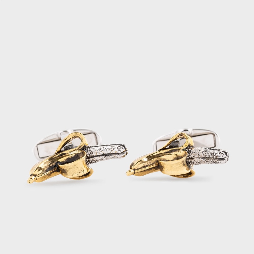 NWT Paul Smith Banana Cufflinks
